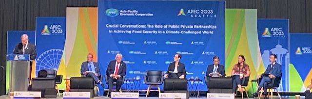 image of panel speakers at apec conference