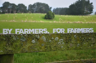 image of tagline on farm
