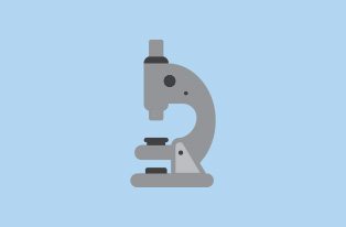 illustration of microscope