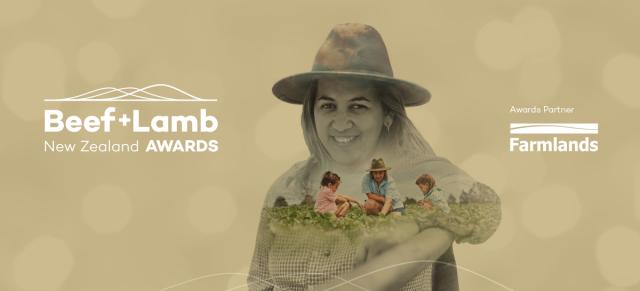 blnz awards banner image of woman over montage