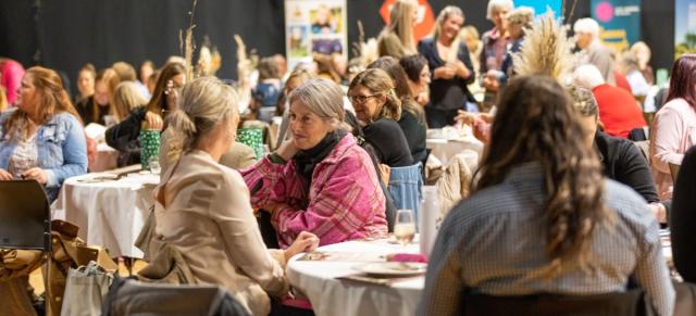 image of women at Long Ladies Lunch event