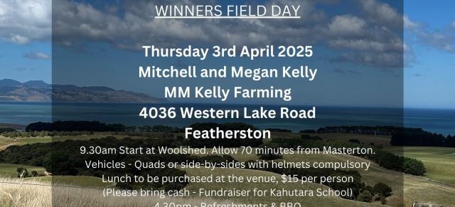 image of field day flyer and details and logo sponsors
