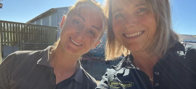 image of B+LNZ Extension Manager and DairyNZ colleague