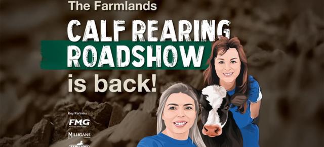 banner for calf rearing roadshow