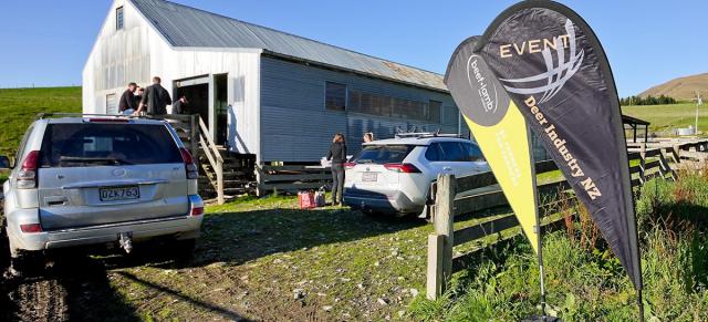 image of BLNZ and deer industry event at woolshed