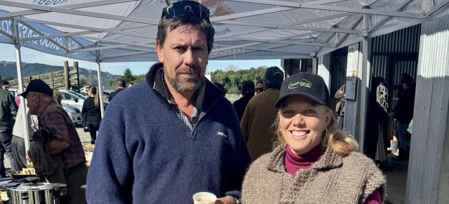 image of two  attendees at field day