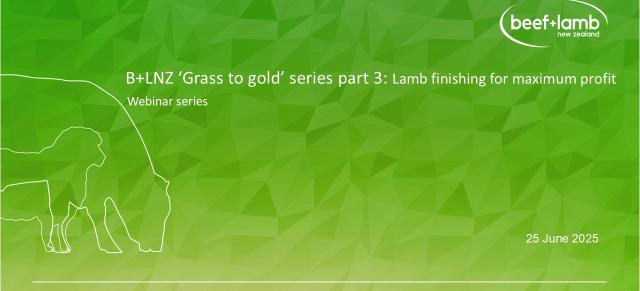 Grass to gold part 3