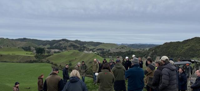image of farmers at field day