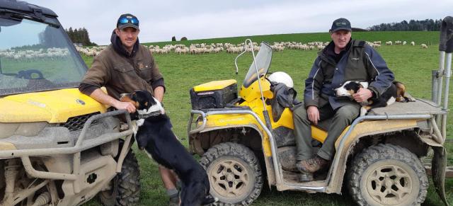 image of the McCalls on motorbikes