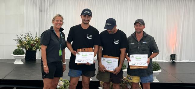 image of challenge winners holding certificates