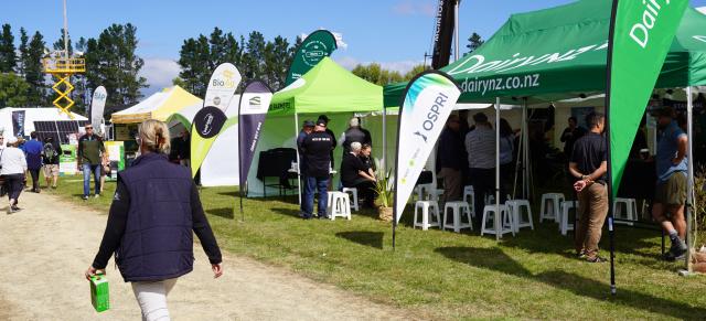 Wide shot taken at field days 