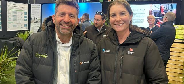image of Alan Thomson and Danni Drake at fieldays