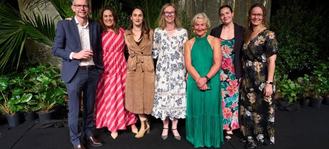 image of B+LNZ staff at awards