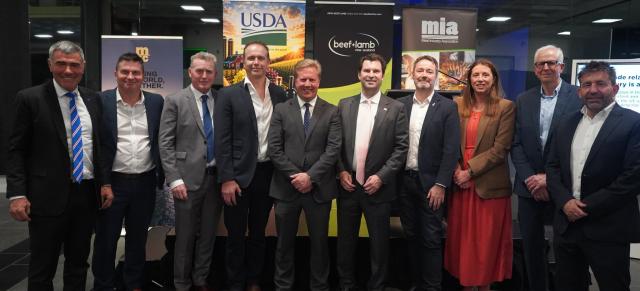 image of US ambassador and NZ delegates