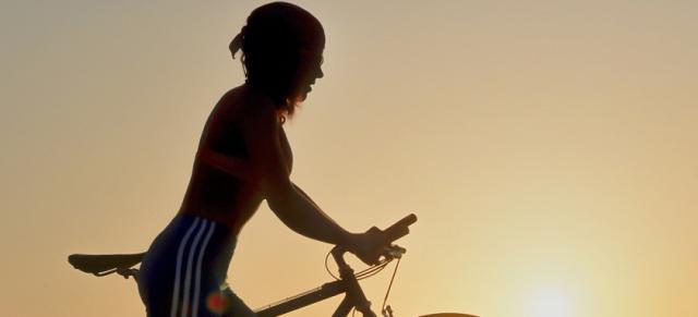 Image of female cyclist