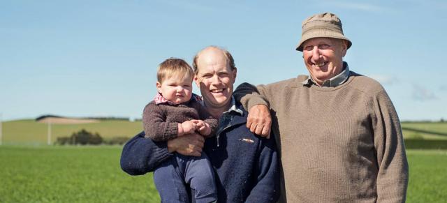 image of farming family