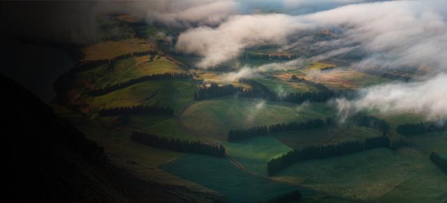 image of farm and hills 