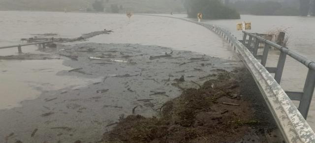 flooded road flooded road