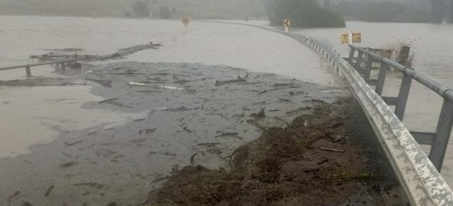 flooded road 