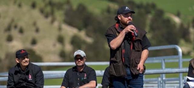 Ahuwhenua field day image of farmers at Ahuwhenua field day