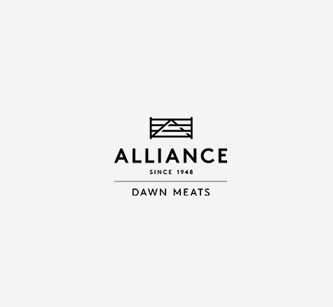 Alliance logo on gray background