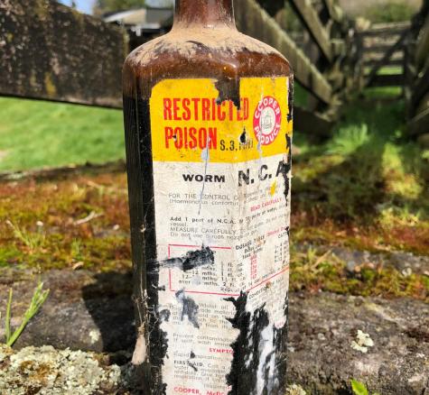 image of an old bottle