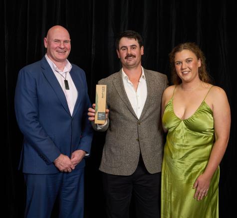 Image of award winner Ben Dawson and partner