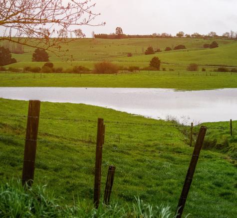 image of flooded pastures