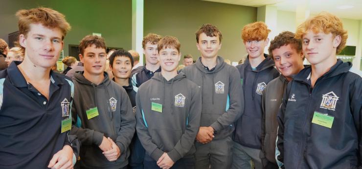 Year 12 students from Napier Boys' High School