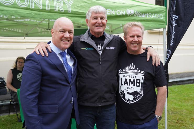 image of prime minister and bbq attendees