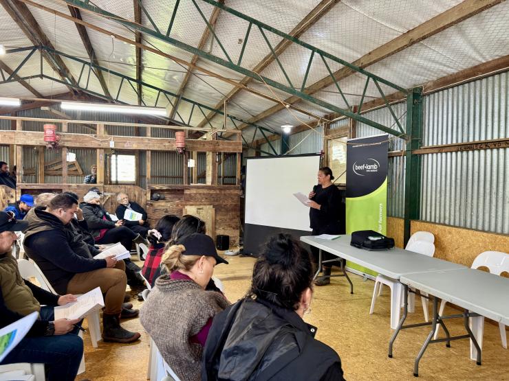 image of Pania King presenting at field day
