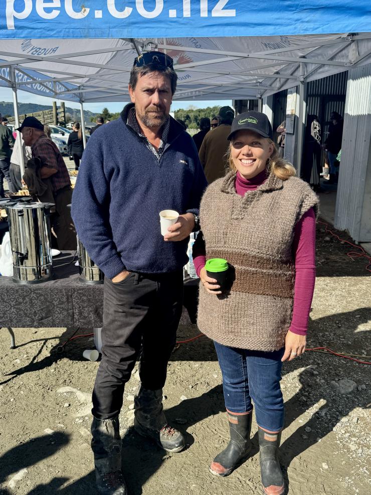 image of two attendees at field day
