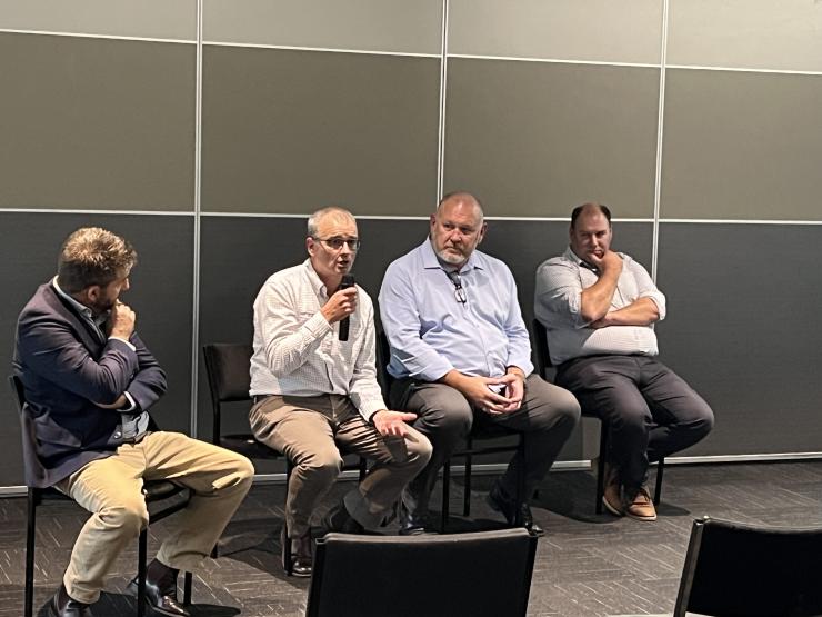 image of Hon Andrew Hoggard at panel discussion