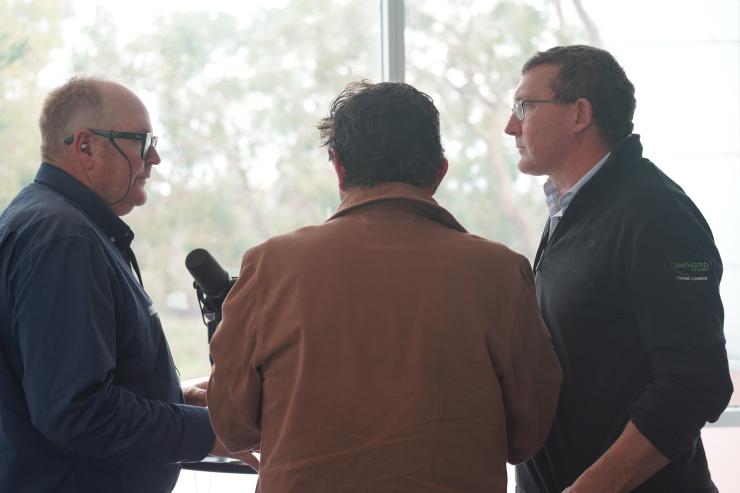 CountryWide interviewing farmers