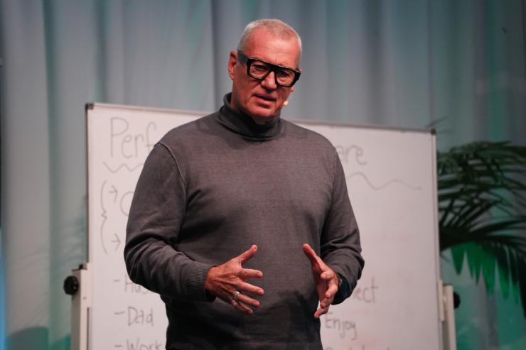 image of JK presenting at AgInnovation