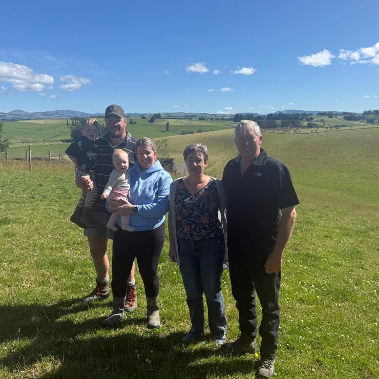 Image of the Roberts family