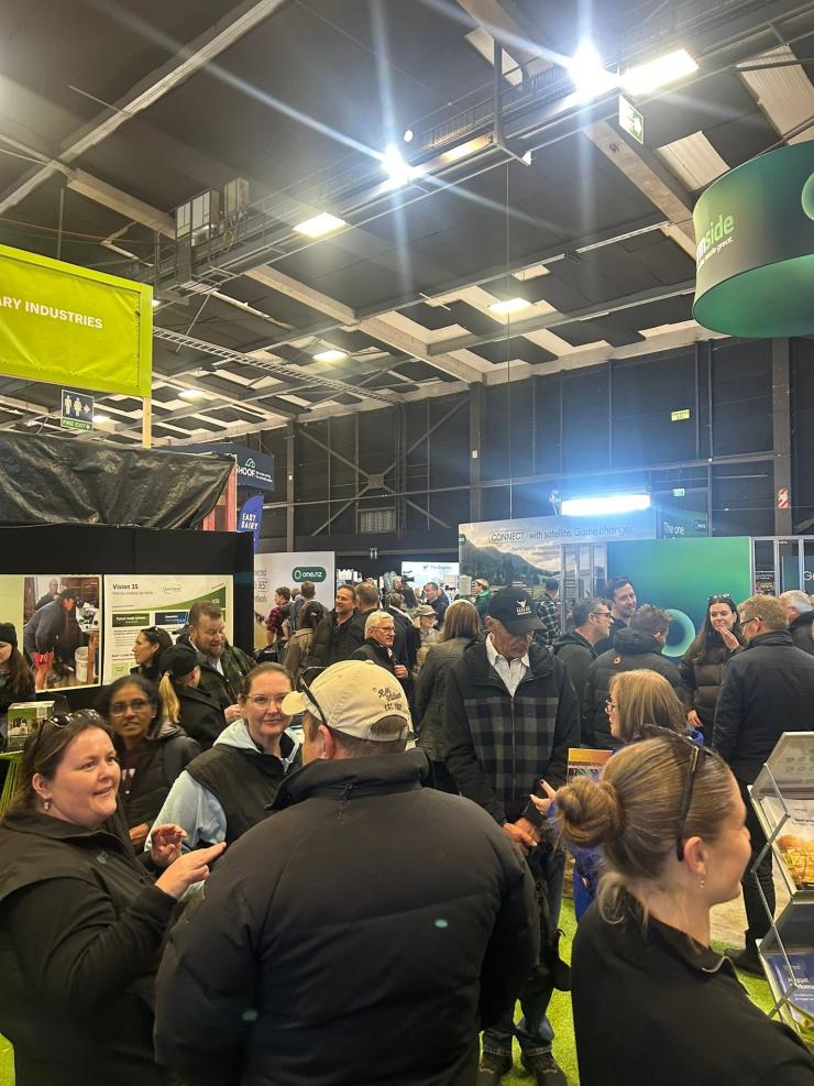 Inside the Fieldays stall