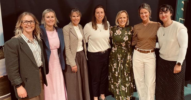 image of ladies at social event