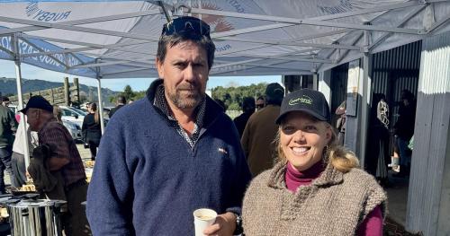 image of two  attendees at field day