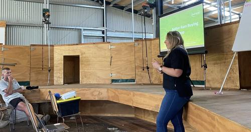 image of Sarah Powdrell talking