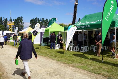 Wide shot taken at field days 