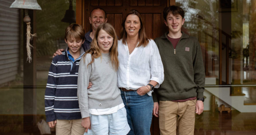 image of acland family
