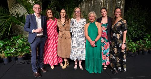 image of B+LNZ staff at awards