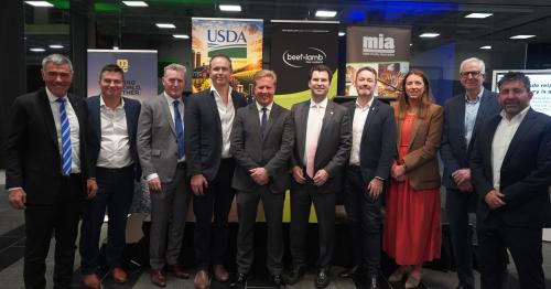 image of US ambassador and NZ delegates