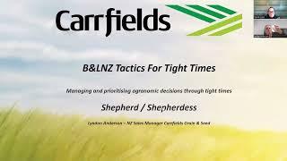 Managing and prioritising agronomic decisions through tight times - 'Day to Day' Managing and prioritising agronomic decisions through tight times - 'Day to Day'