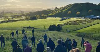 image of Wairarapa field day with attendees on farm