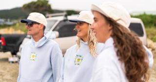image of three ladies near ute