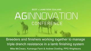 AgInnovation 2022: Manage triple drench resistance in a lamb finishing system