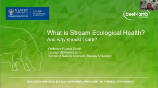 What is Stream Ecological health
