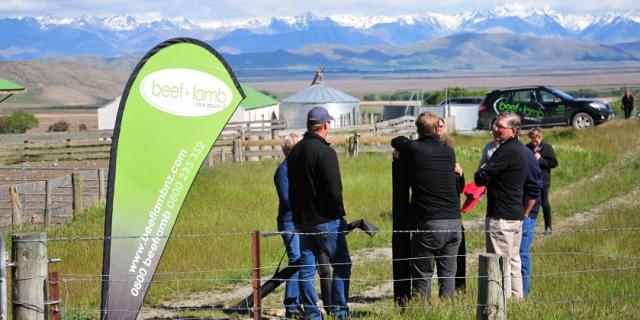 image of farmers at field day